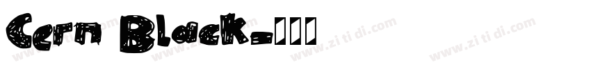 Cern Black字体转换